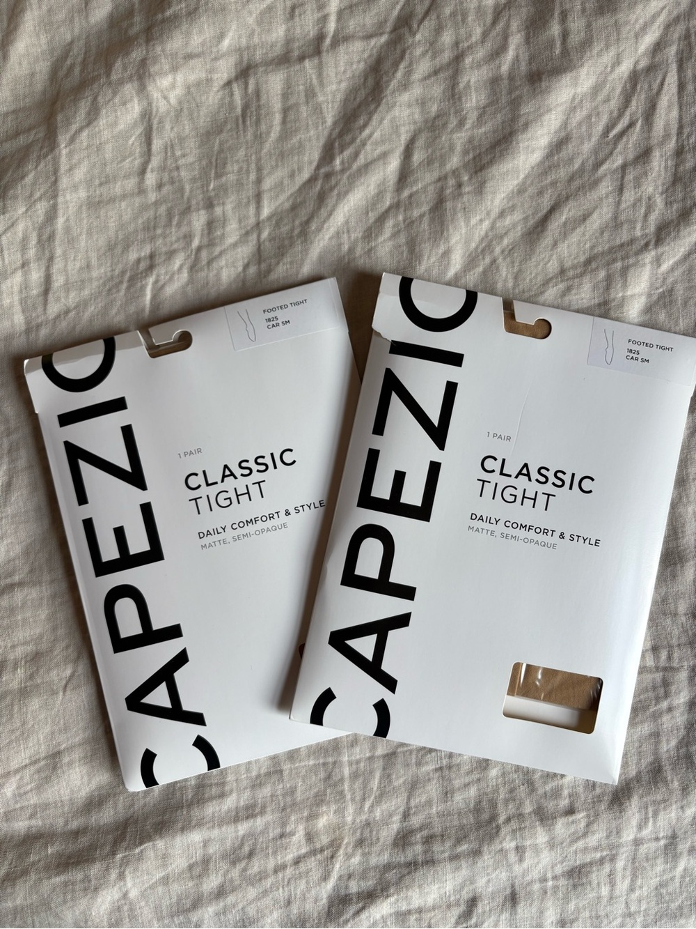 Capezio Footed Tan Tights x2